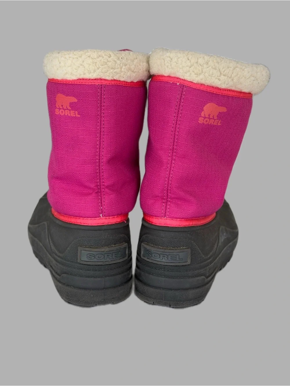 Sorel Kids or Women’s Magenta Black Insulated Snow Boots.